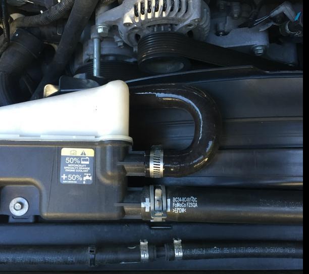 2011 - 2016 Ford F - Series 6.7L Powerstroke Custom Molded Silicone Coolant Hose (067 - EGR - 0078)