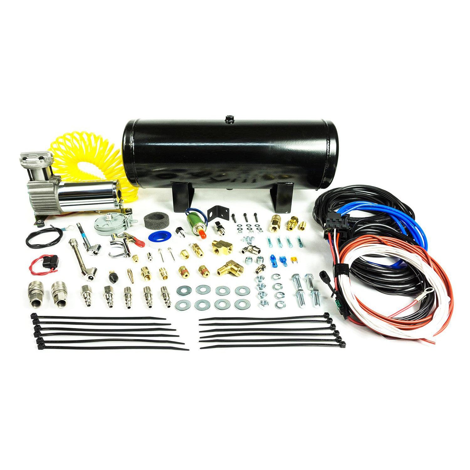 2005 - 2023 Toyota Ultimate Air Suspension Combo: Air Springs, Wireless Controls & 2.5 Gal. Air Tank Kit