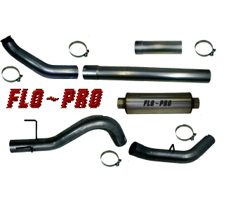2010 - 2012 Dodge Ram 2500/3500 6.7L Cummins: FLO - 1848 Turbo Back Exhaust System w/ Muffler