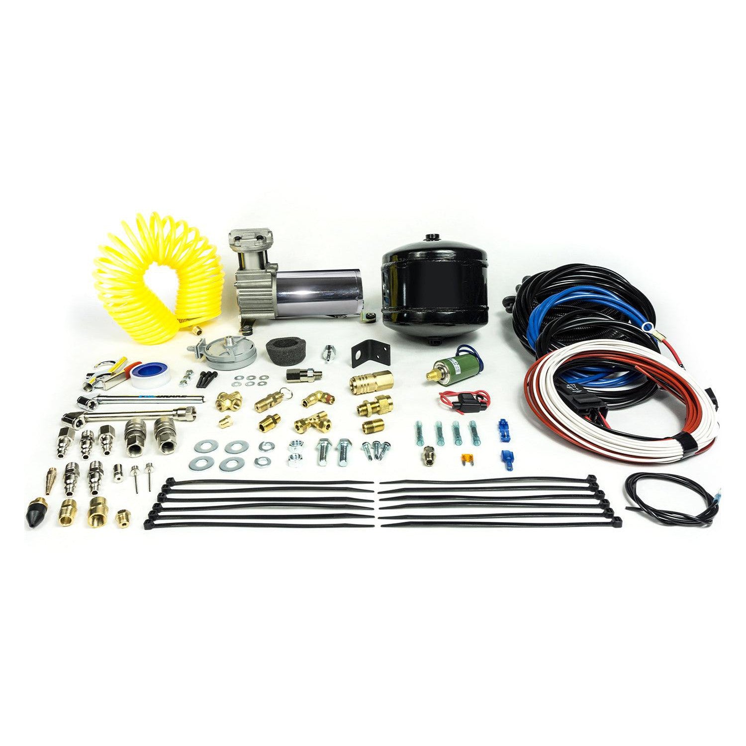 2005 - 2023 Toyota Air Springs Combo: Wireless Controls + 1/2 Gal. Air Tank Kit (HP10311 - J - R - CB1)
