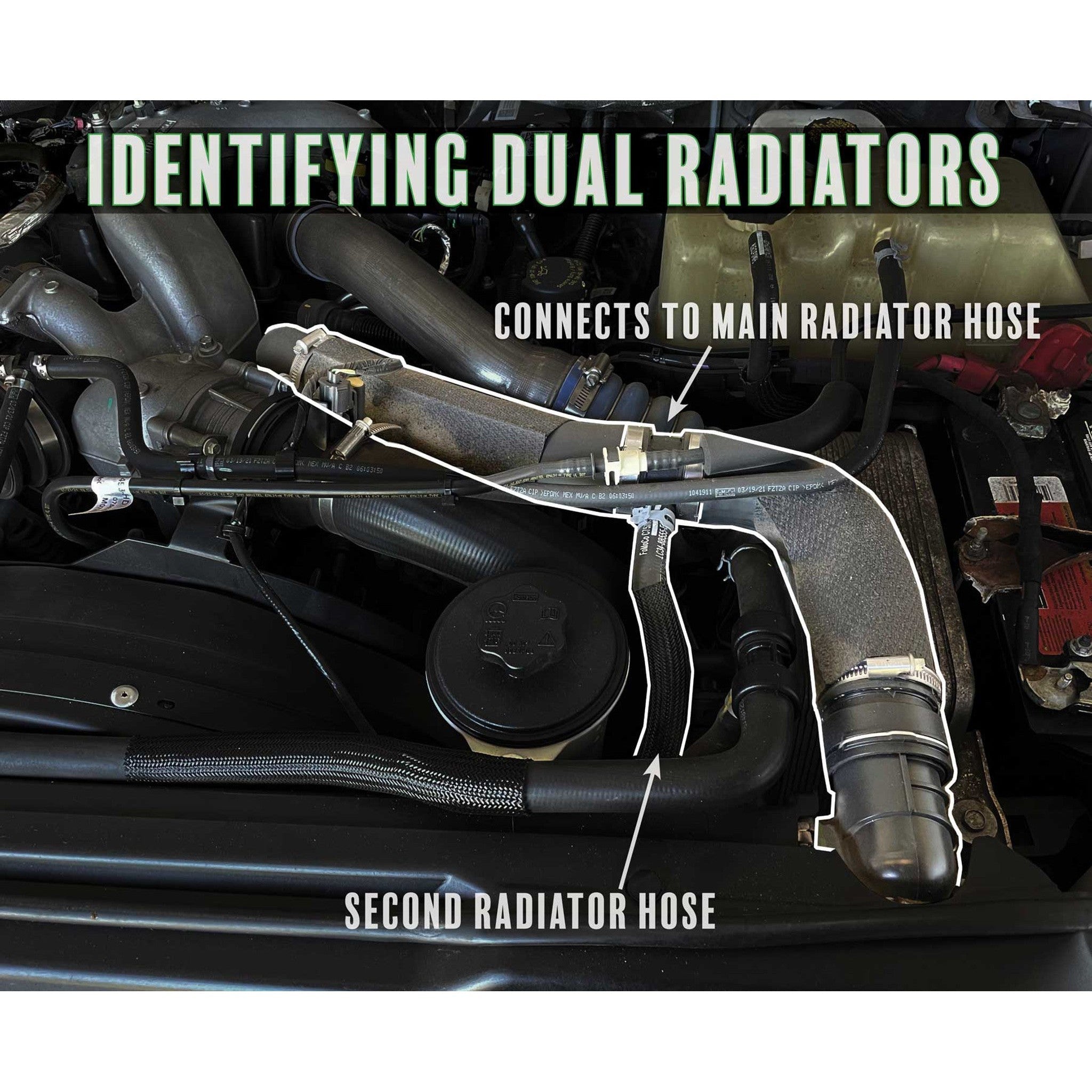 2011+ Powerstroke HD Upper Coolant Tube - High - Quality Upgrade (PFP11XXUCT)
