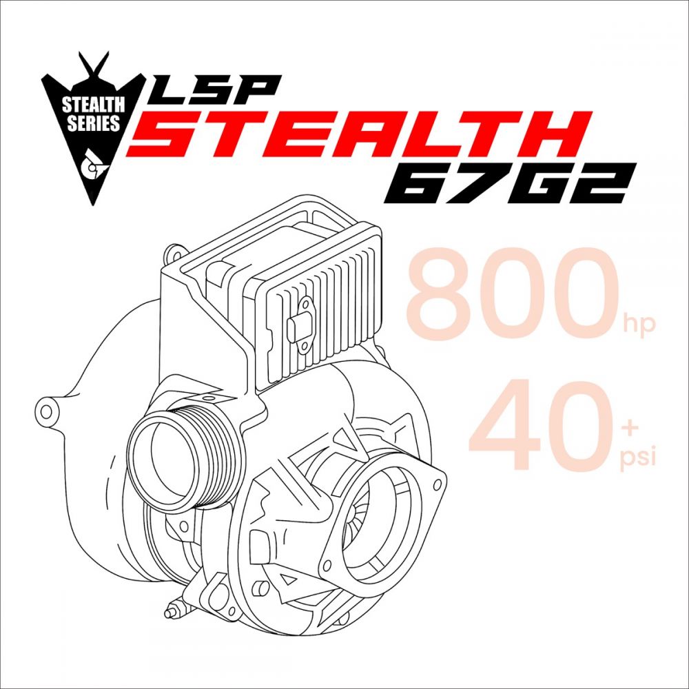 2020 - 2023 Duramax Stealth Mach 2 67 Turbo with Actuator for High - Performance