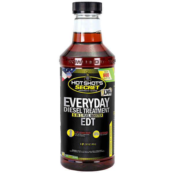 Hot Shot's Secret Everyday Diesel Treatment - Boost Fuel Economy & Performance for All Diesel Engines (HSSEDT04)