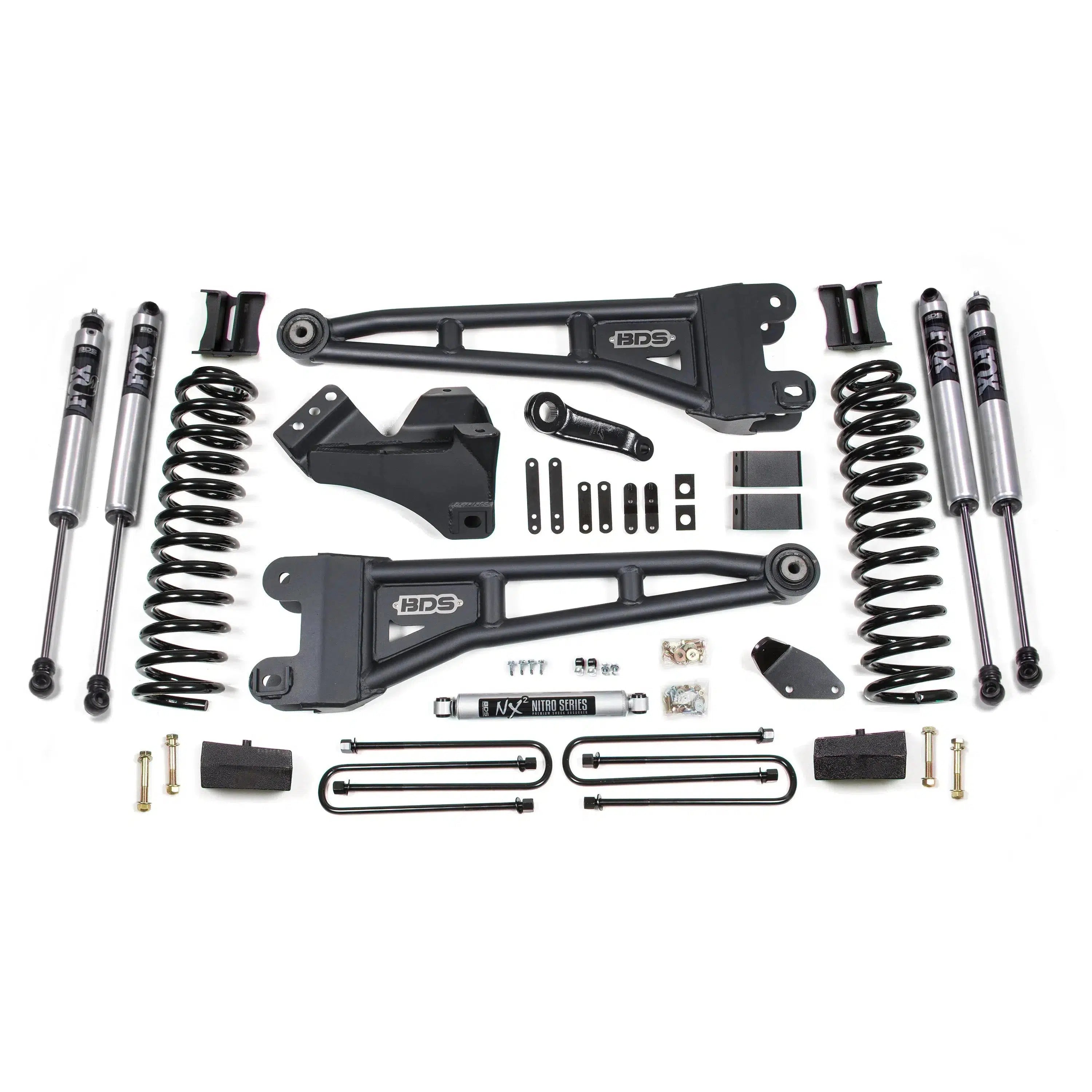 2005 - 2007 Ford F - Series 6.0L Powerstroke 4' Radius Arm Lift Kit (BDS1931H) - Upgrade Now!