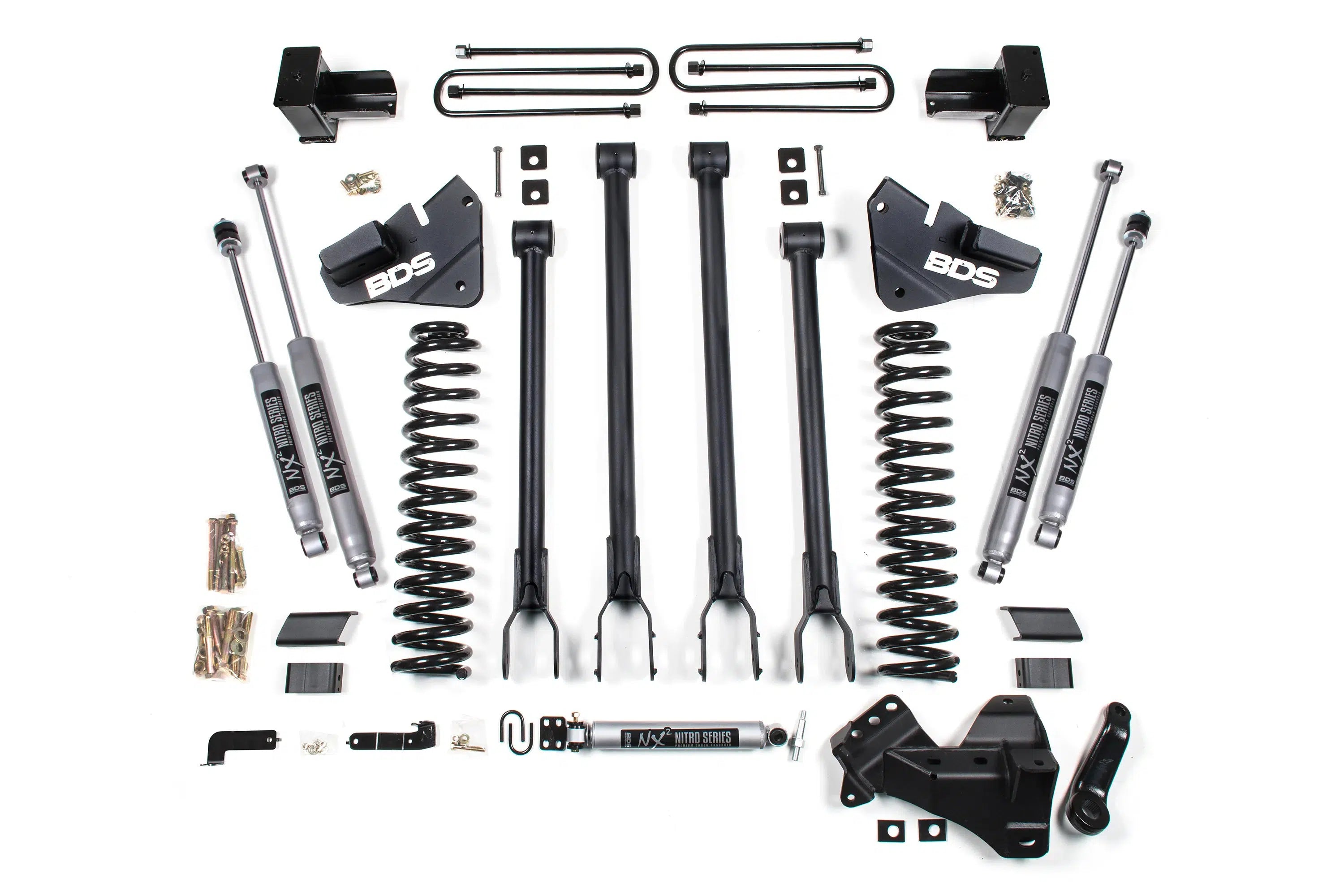 2020 - 2022 Ford F250/F350 Powerstroke 4 - Link Suspension Lift Kit (BDS1567H) - Upgrade Now!