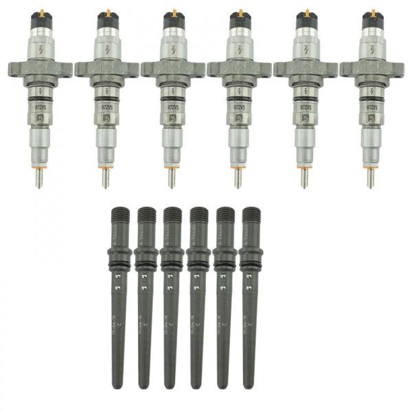 2004.5 - 2007 Dodge 5.9L Cummins Remanufactured Injector Kit with Tubes (215312)