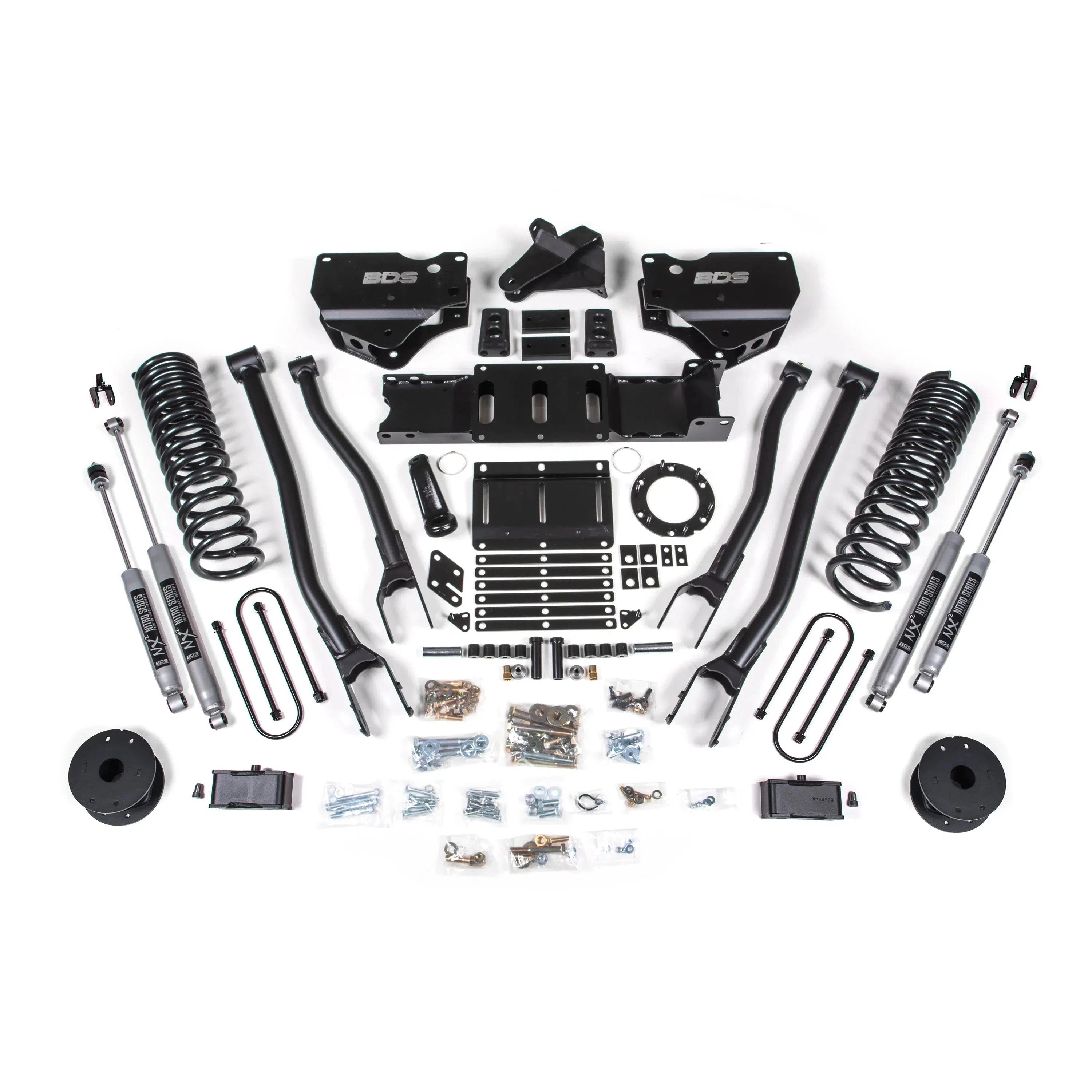 Hot Sale! 2019 - 2024 Ram 3500 4WD 6.7L Cummins BDS 4 - Inch Lift Kit with 4 - Link Conversion