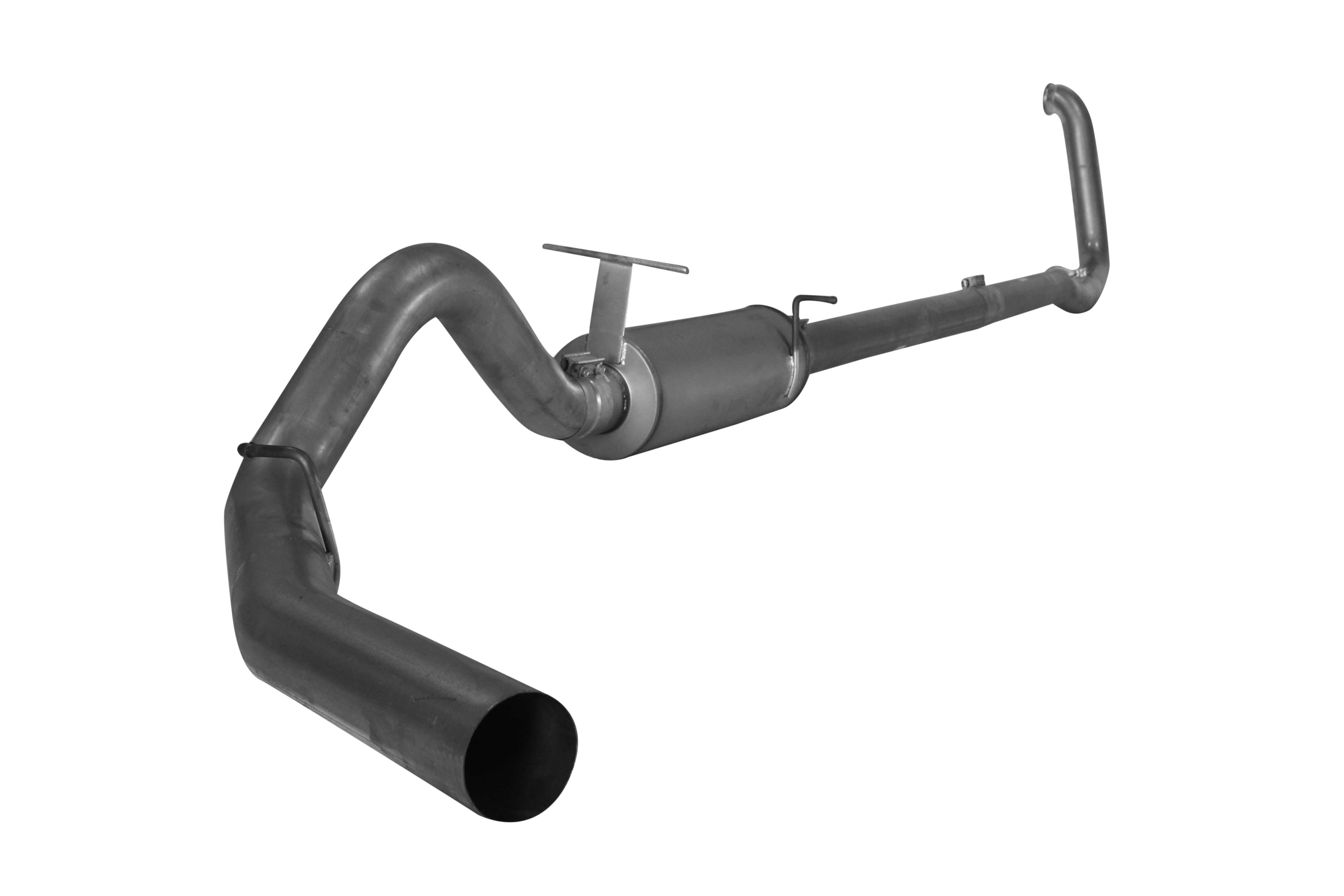 1999 - 2003 Ford 7.3L Powerstroke Turbo Back Exhaust with Muffler (FLO 831) - Enhance Performance Now!