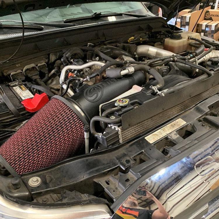 Hot Deal! 2011 - 2016 Powerstroke S&B Open Air Intake Kit (75 - 6000)