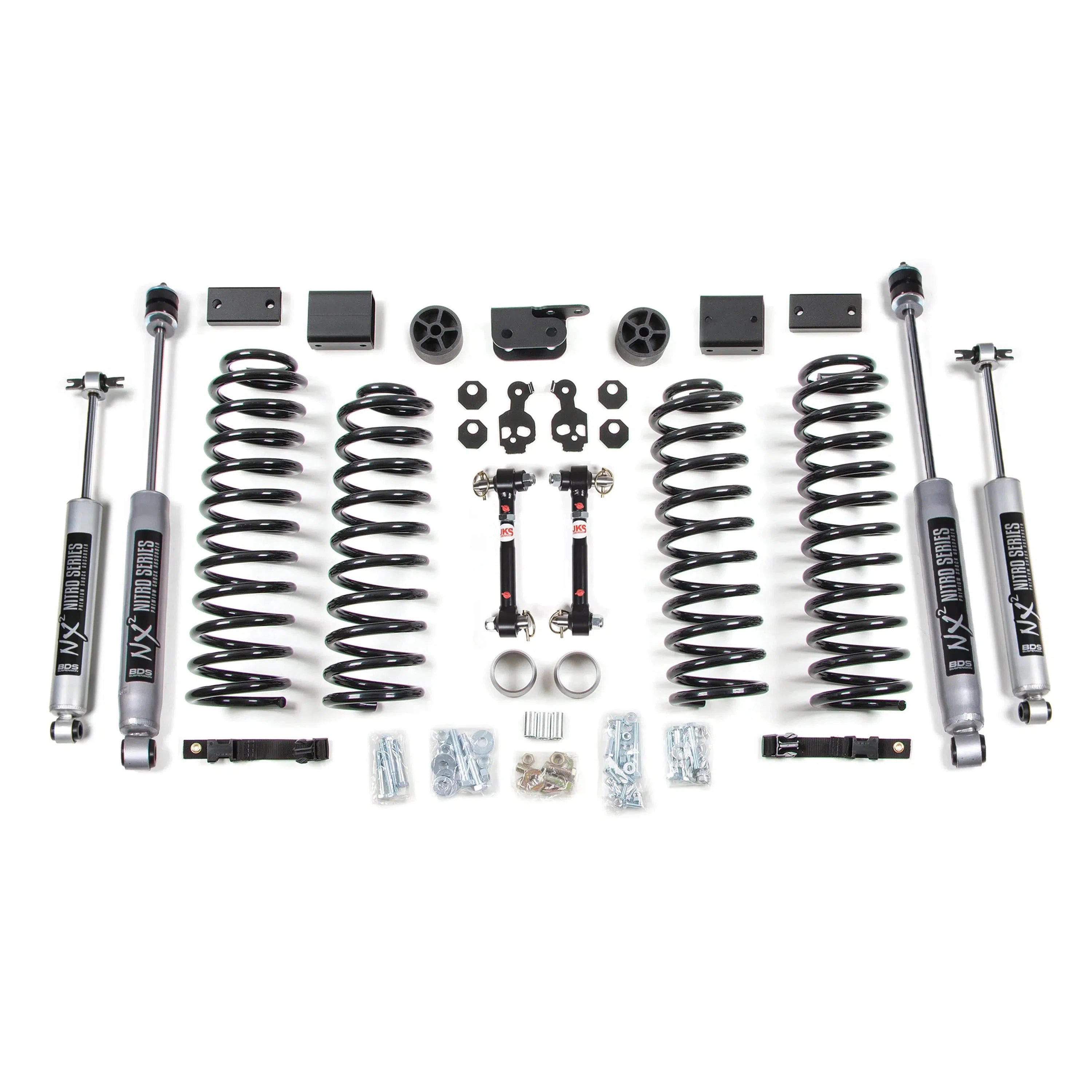 Hot Sale! 2012 - 2018 Jeep Wrangler 3-Inch Lift Kit by BDS (BDS1416H)