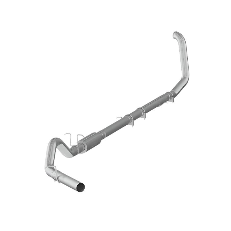 1999 - 2002 Ford 7.3L Powerstroke 4' Single - Side Turbo Back Exhaust w/ Muffler (S6200P)
