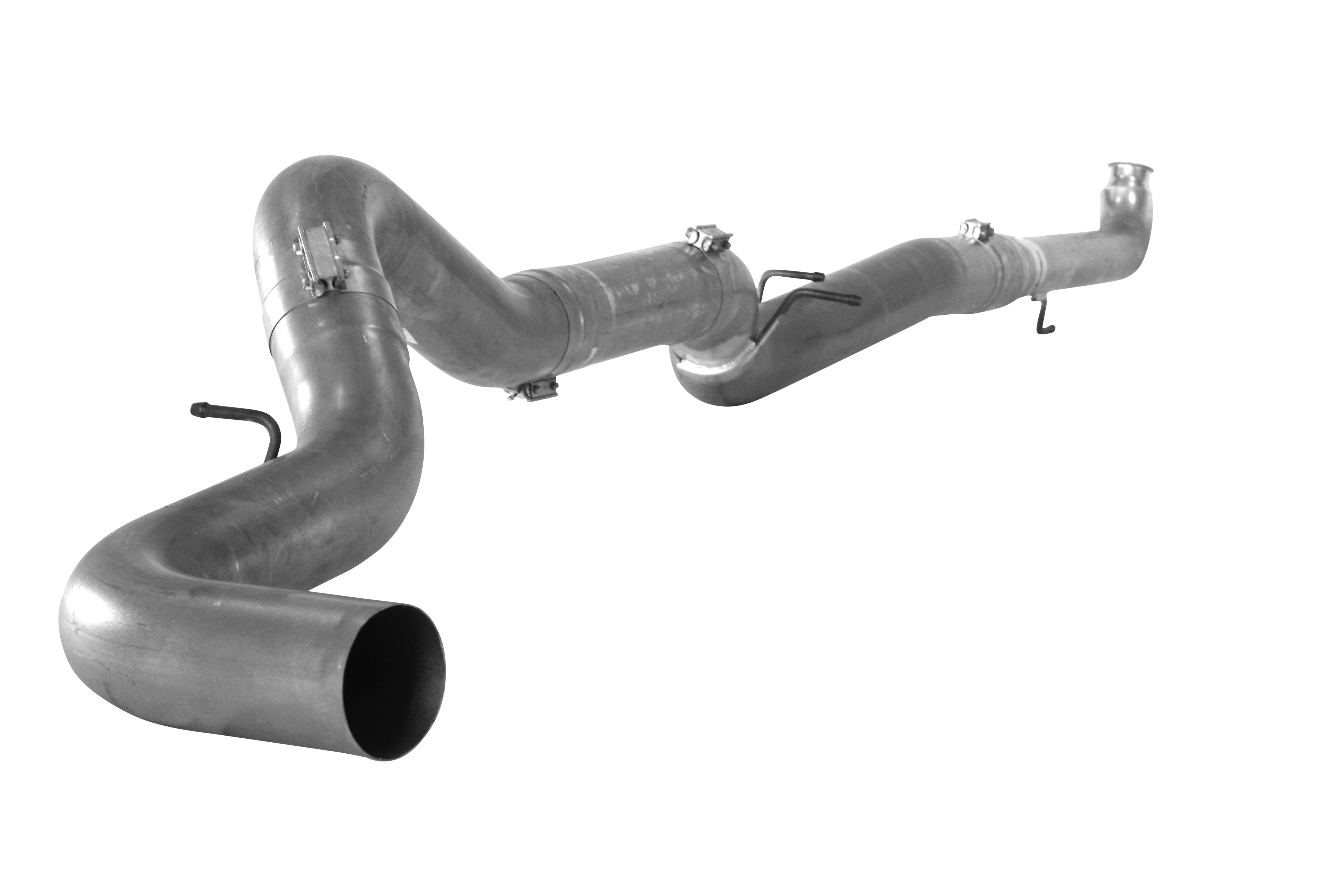 2001 - 2004.5 Duramax 5-Inch Downpipe Back Exhaust without Muffler (FLO-601NM)