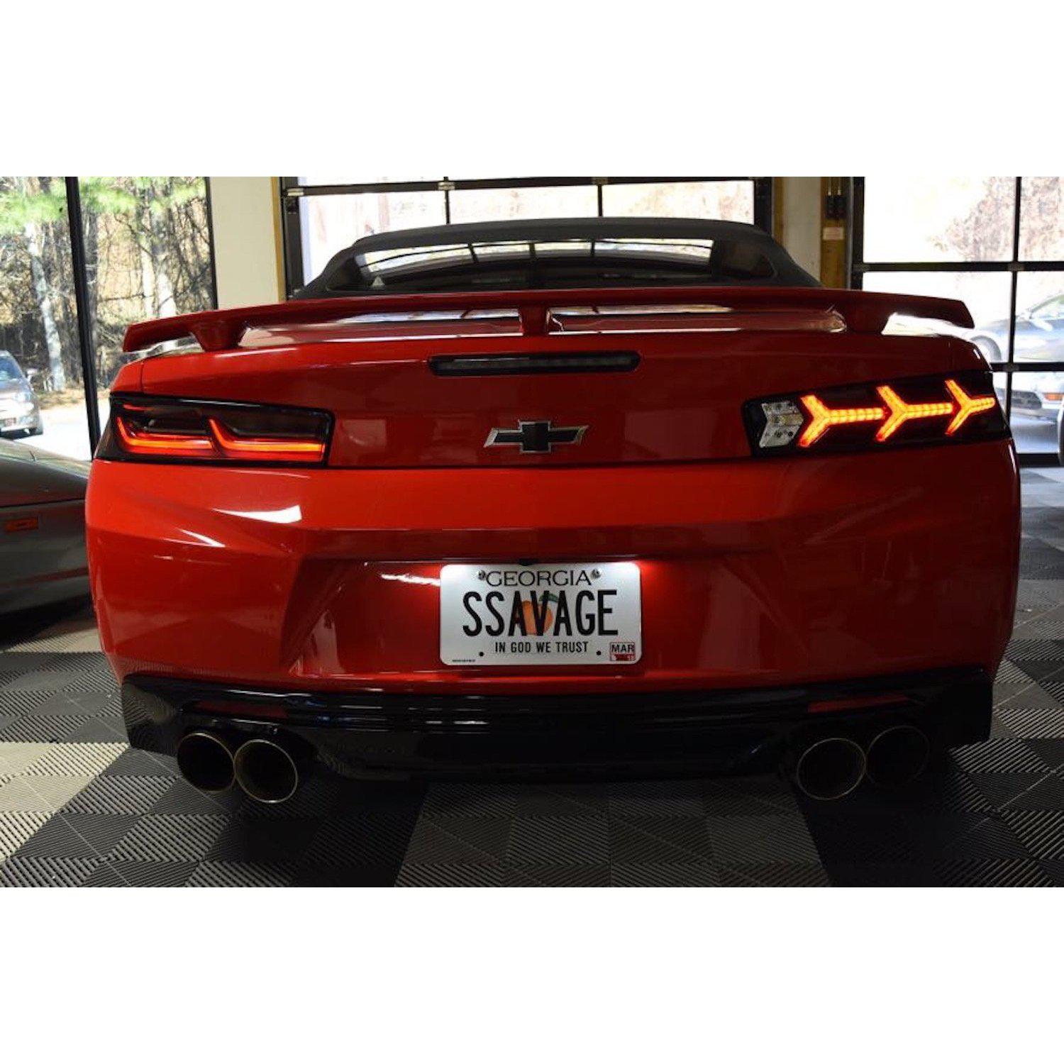 2016 - 2018 Chevrolet Camaro XB LED Smoked Tail Lights (LF401) - High - Performance Upgrade