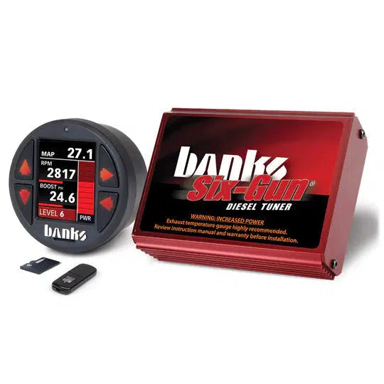 2004 - 2005 GM Duramax Banks Six Gun Tuner (63717) - Boost Your Diesel Performance Now!
