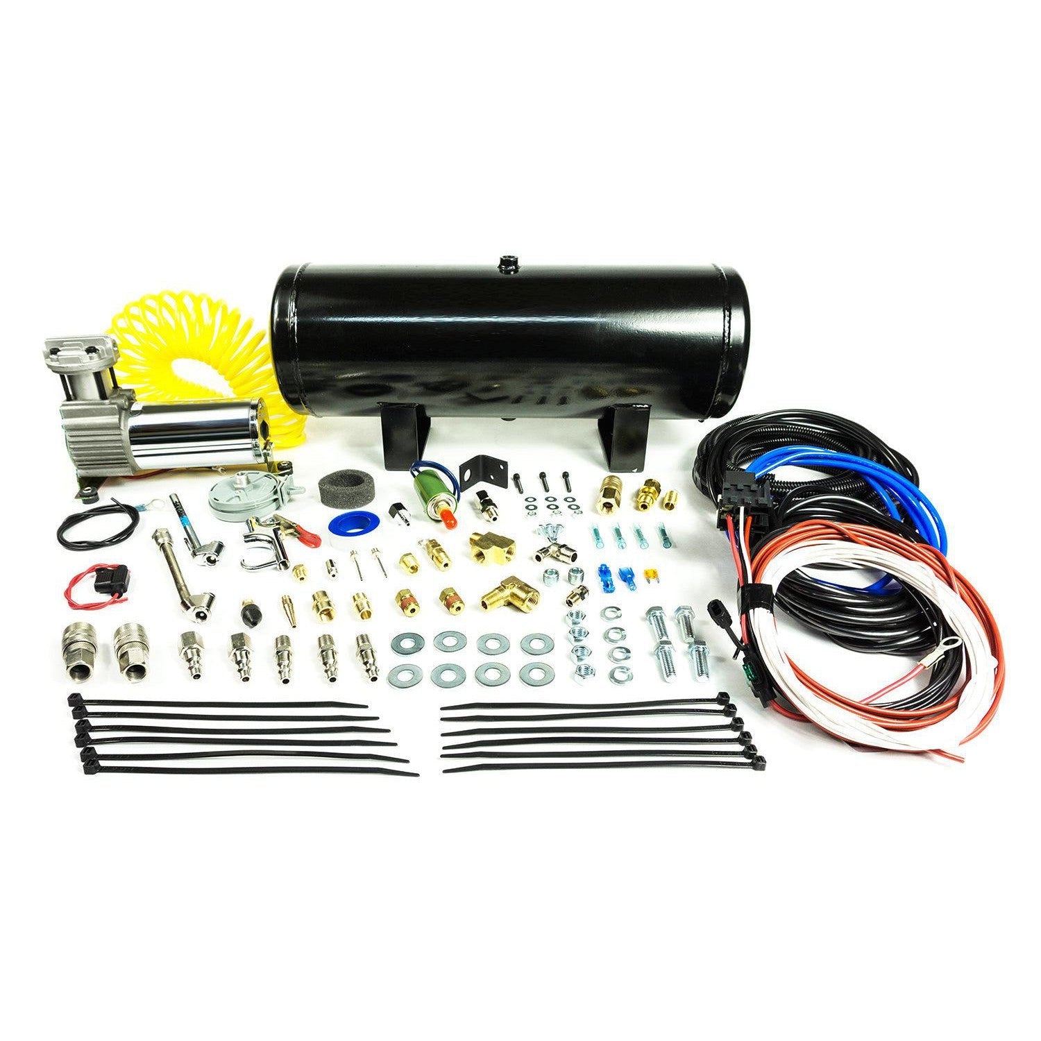 2005 - 2023 Toyota Tacoma Air Springs Kit: Alpha HD Pro + 2nd Gen Wireless Controls