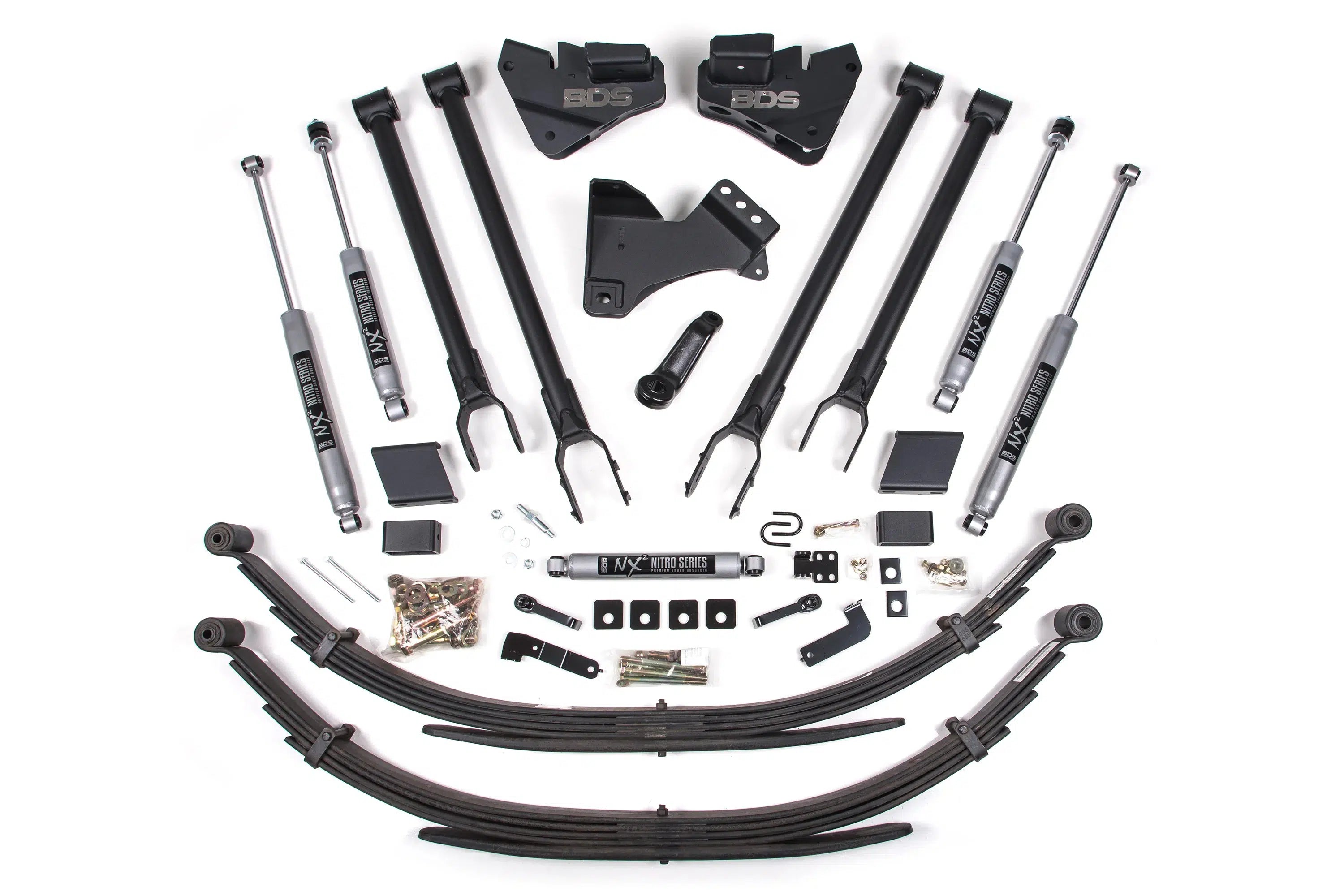 2020 - 2022 Ford F250/F350 Powerstroke 4 - Link Suspension Lift Kit (BDS1567H) - Upgrade Now!