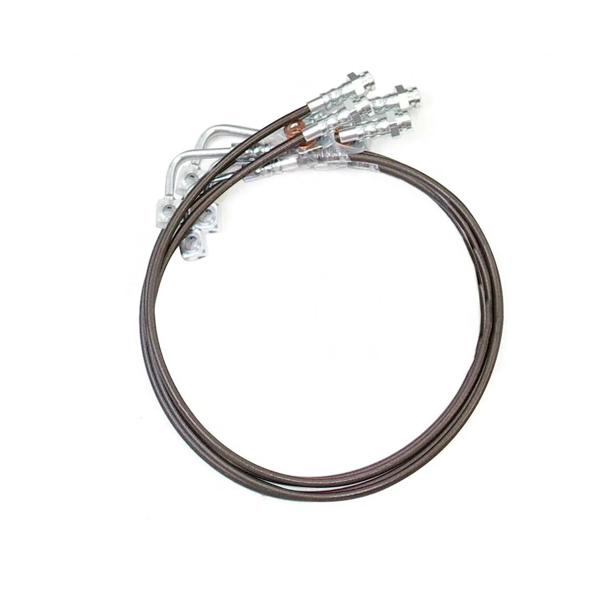 2007 - 2018 Jeep Wrangler JK 6ft Front & Rear High - Quality Braided Stainless Steel Brake Lines (47 - 6445)