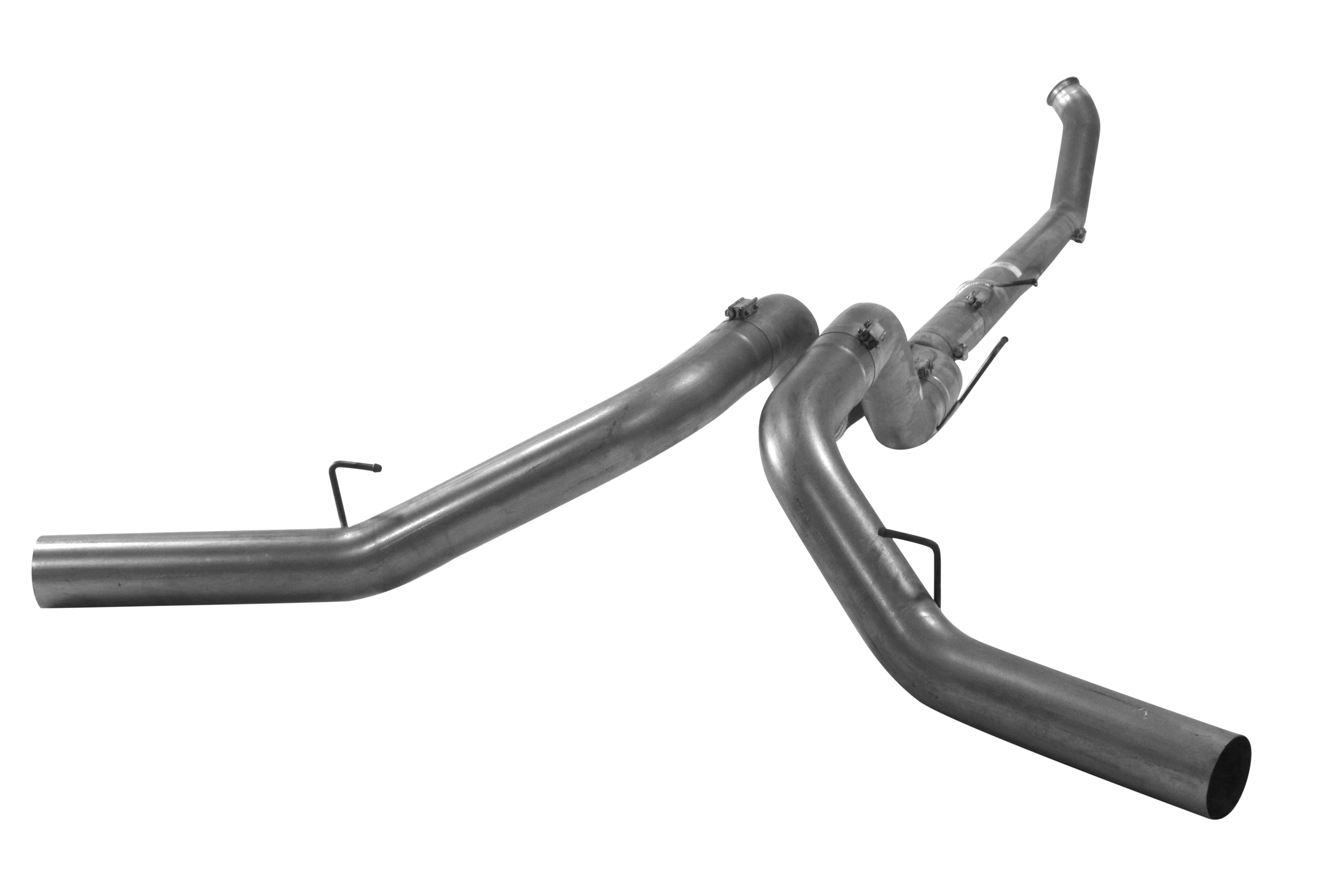 2013 - 2018 Dodge Ram 6.7L Cummins High - Flow 5' Turbo Back Dual Exhaust (No Muffler, FLO - 768)