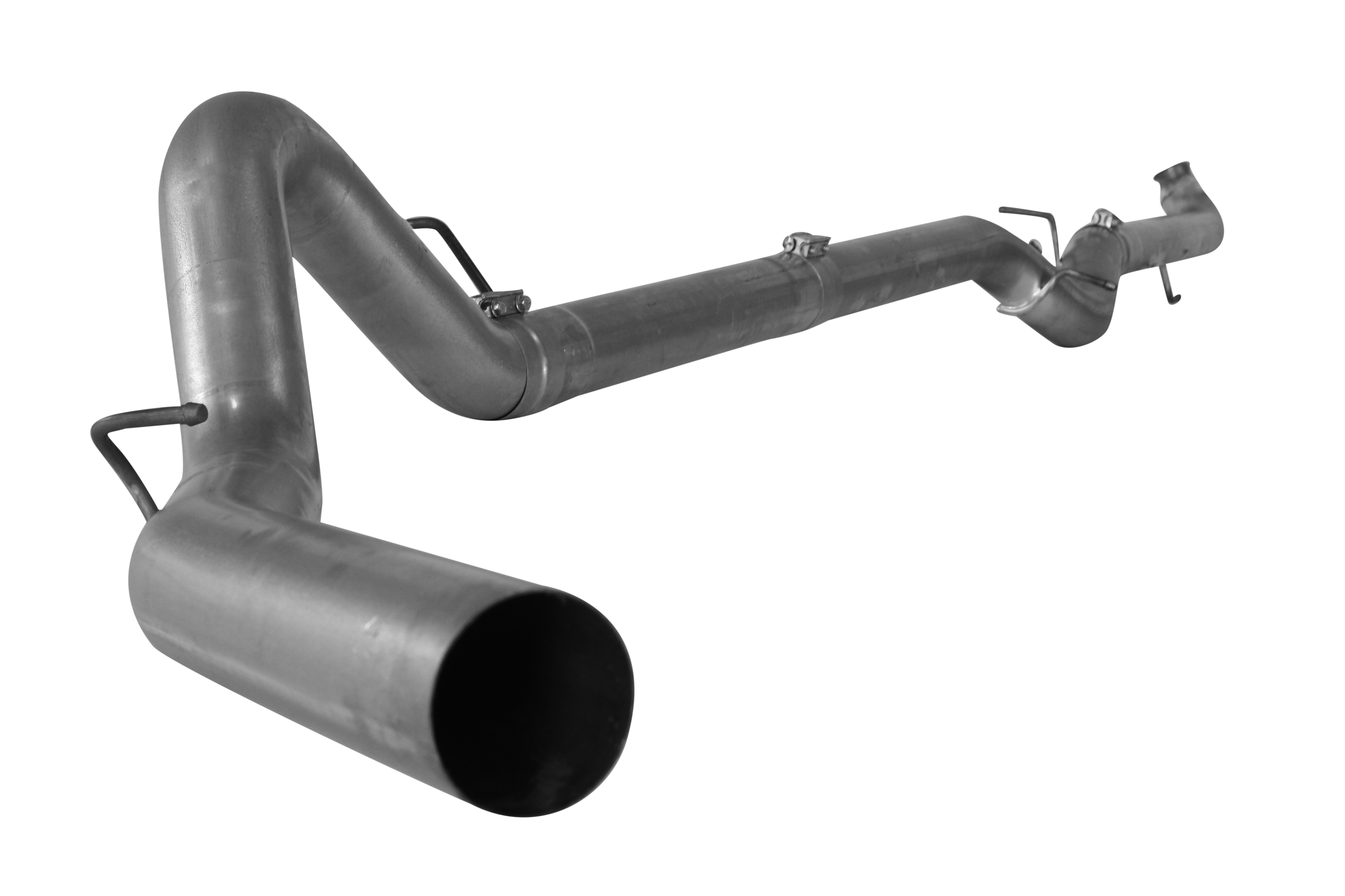 Hot Deal! 2001 - 2007 Duramax 4-Inch Downpipe Back Race Exhaust without Muffler (FLO-801NM)