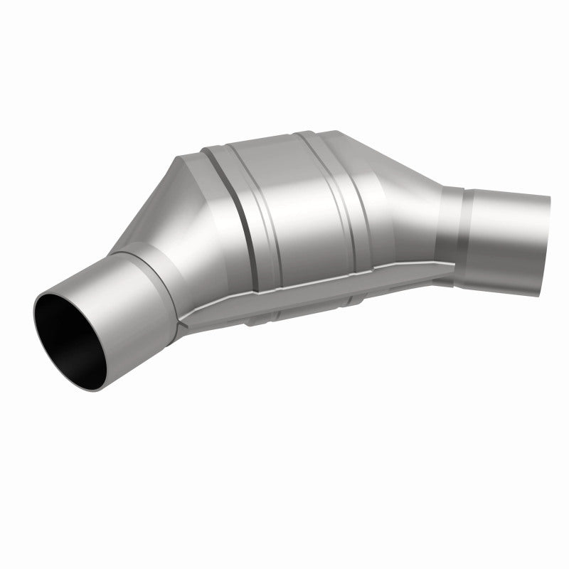 MagnaFlow 2.25 inch Angled Universal Catalytic Converter - Great Fit for Many Cars