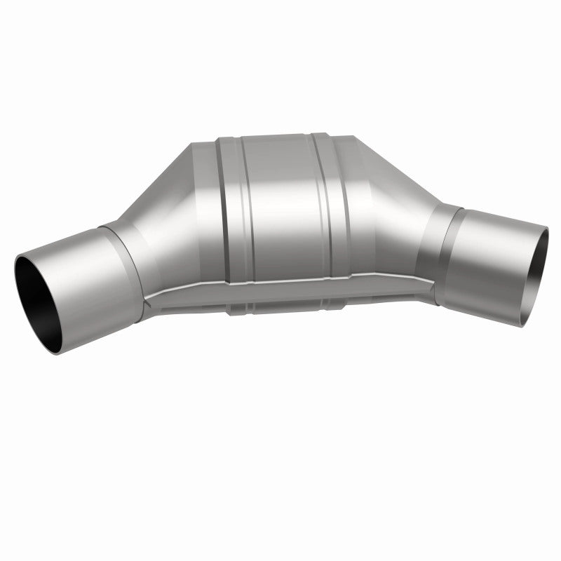 MagnaFlow 2.25 inch Angled Universal Catalytic Converter - Great Fit for Many Cars