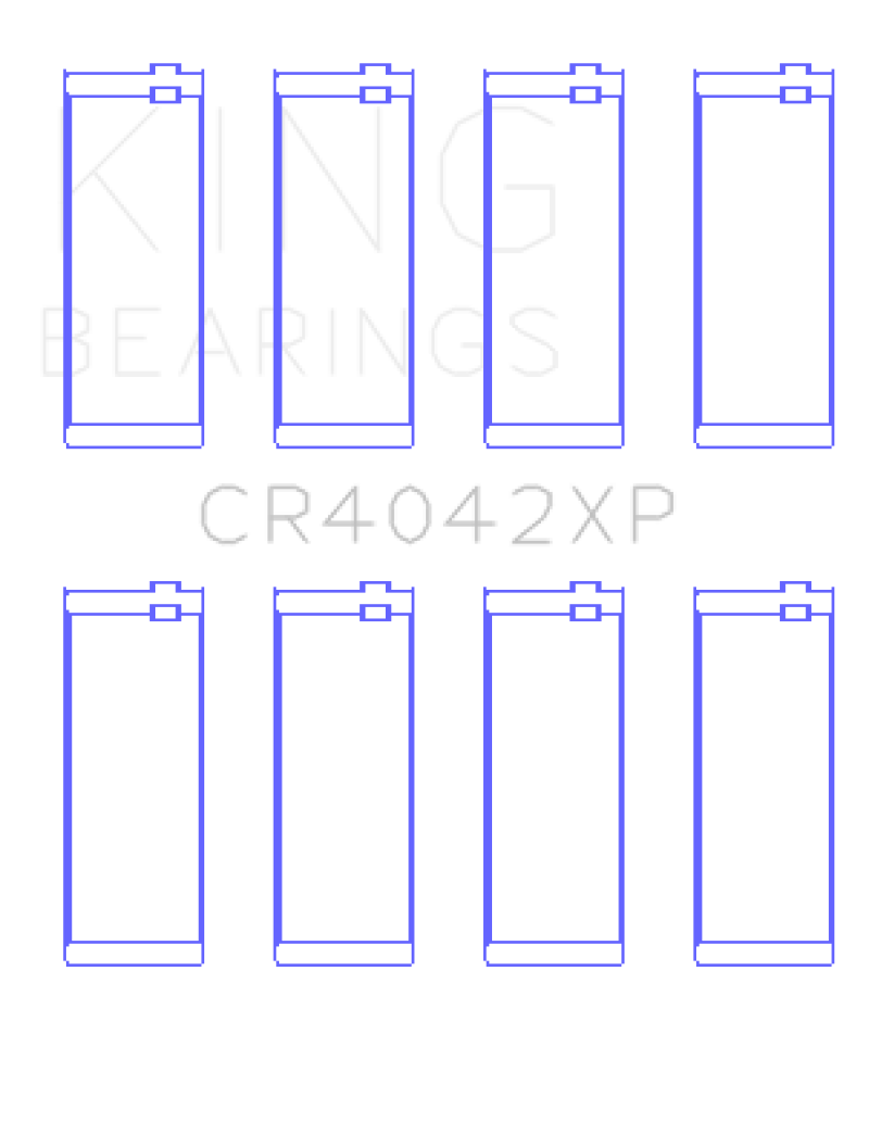 King Performance Rod Bearing Set for BMW M40/M42/M43/M44 1.6L - 1.9L (STD Size)