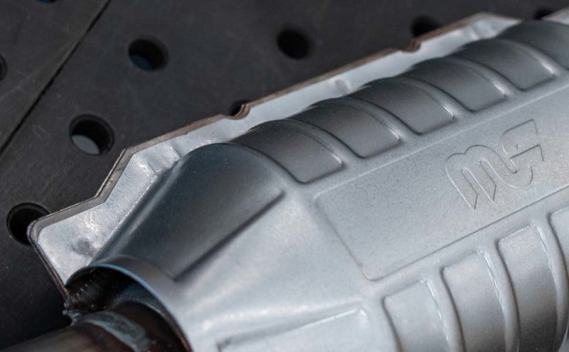 Hot Deal! MagnaFlow 2-inch Angled Universal Catalytic Converter for PC2 Front