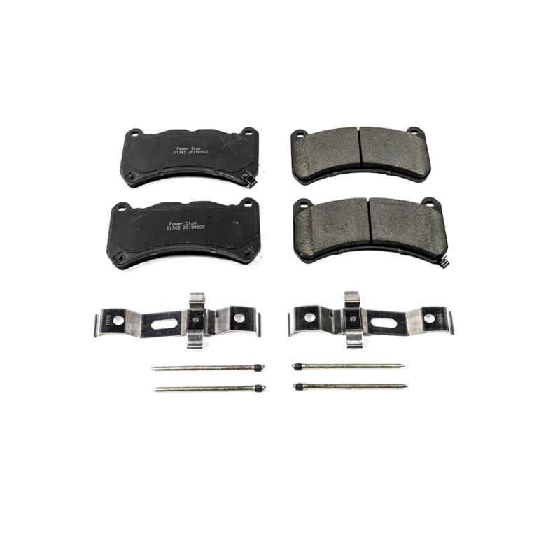 Power Stop Z17 Evolution Ceramic Brake Pads w/Hardware - Great Deal for 2008 - 2021 Cars