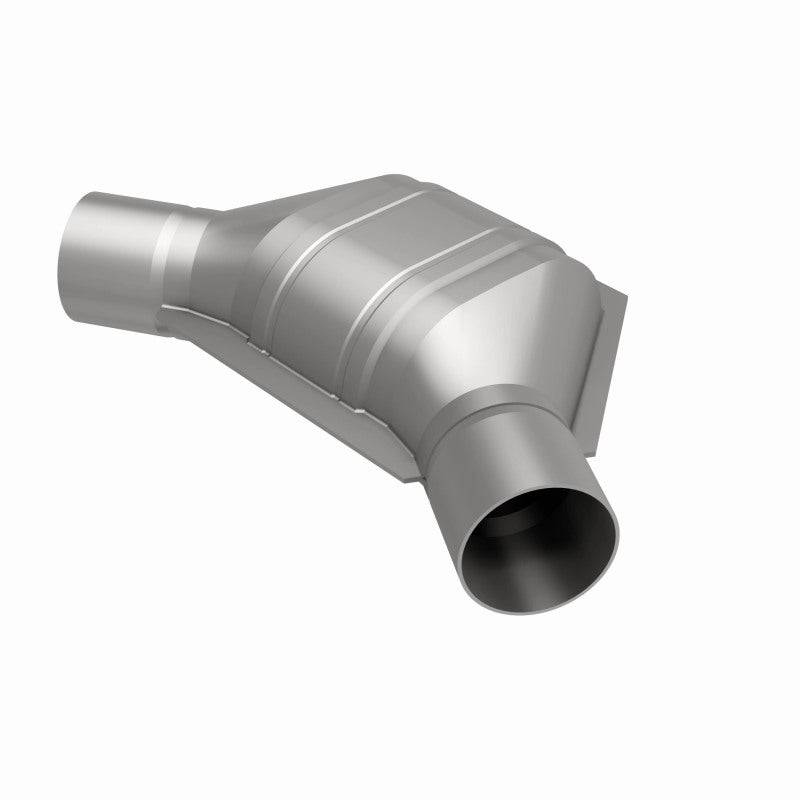 MagnaFlow 2.25 inch Angled Universal Catalytic Converter - Great Fit for Many Cars