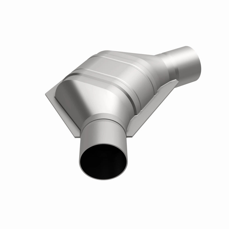 MagnaFlow 2.25 inch Angled Universal Catalytic Converter - Great Fit for Many Cars