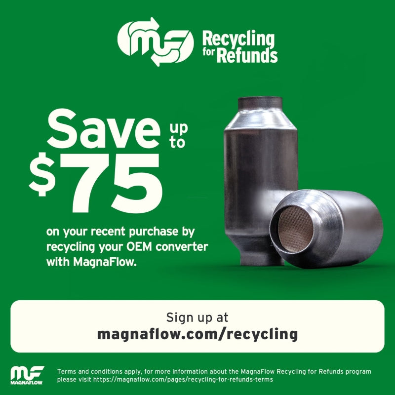 Hot Deal: MagnaFlow 2.00-inch Universal Catalytic Converter with Single O2 OEM