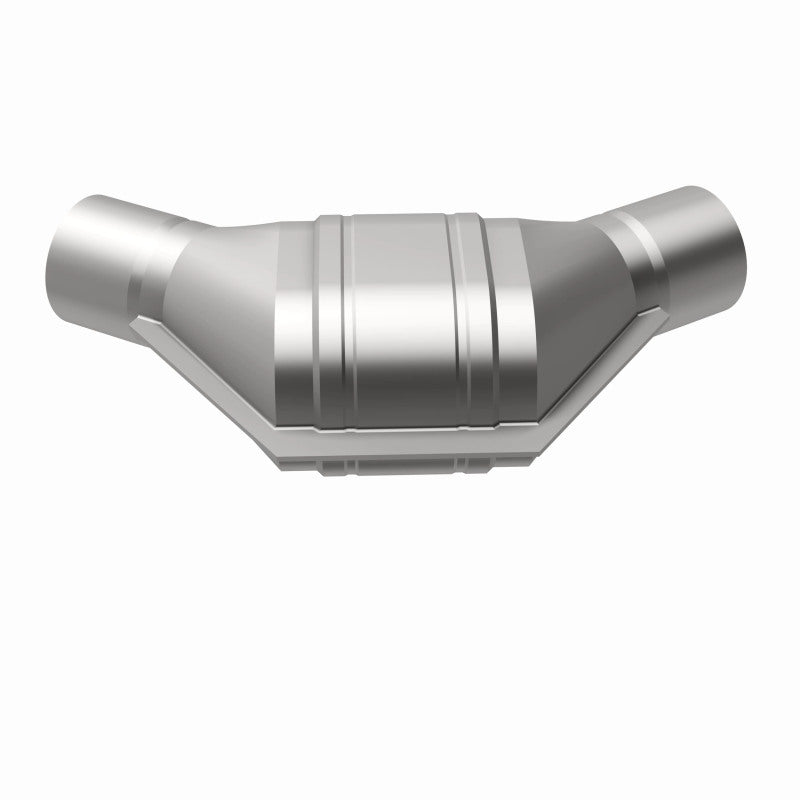 MagnaFlow 2.25 inch Angled Universal Catalytic Converter - Great Fit for Many Cars