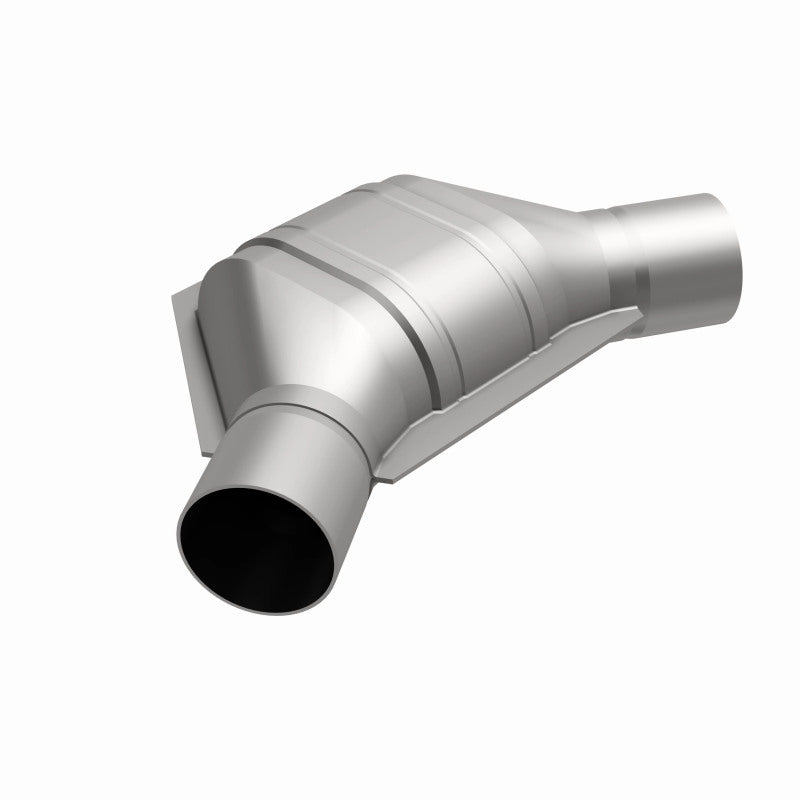 MagnaFlow 2.25 inch Angled Universal Catalytic Converter - Great Fit for Many Cars