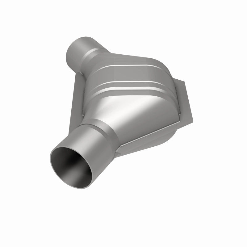 MagnaFlow 2.25 inch Angled Universal Catalytic Converter - Great Fit for Many Cars