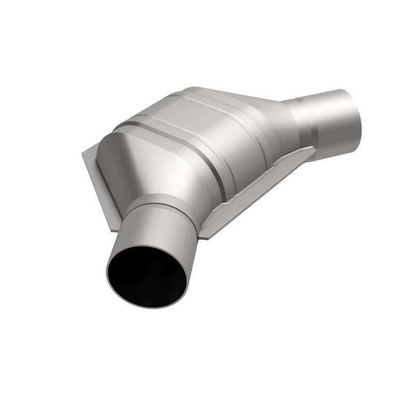 MagnaFlow 2.25 inch Angled Universal Catalytic Converter - Great Fit for Many Cars