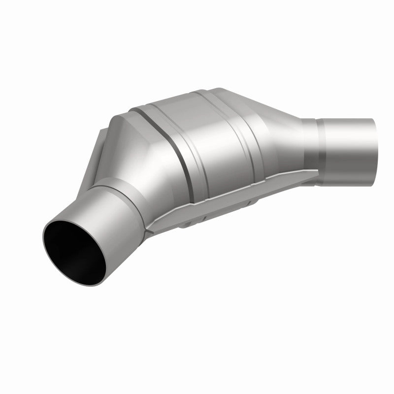 MagnaFlow 2.25 inch Angled Universal Catalytic Converter - Great Fit for Many Cars
