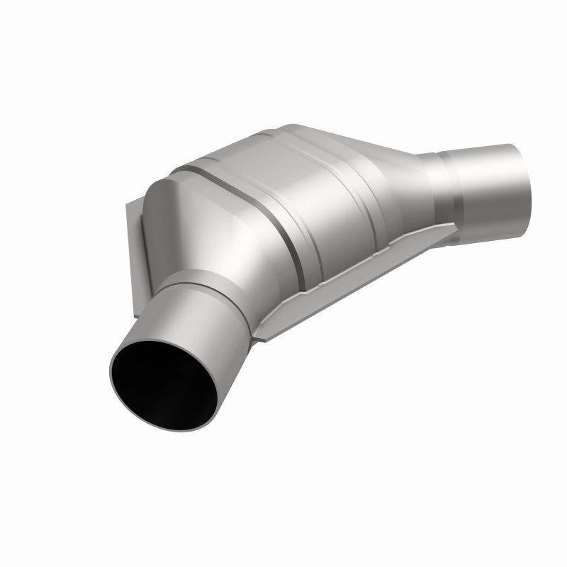 Hot Deal! MagnaFlow 2-inch Angled Universal Catalytic Converter for PC2 Front