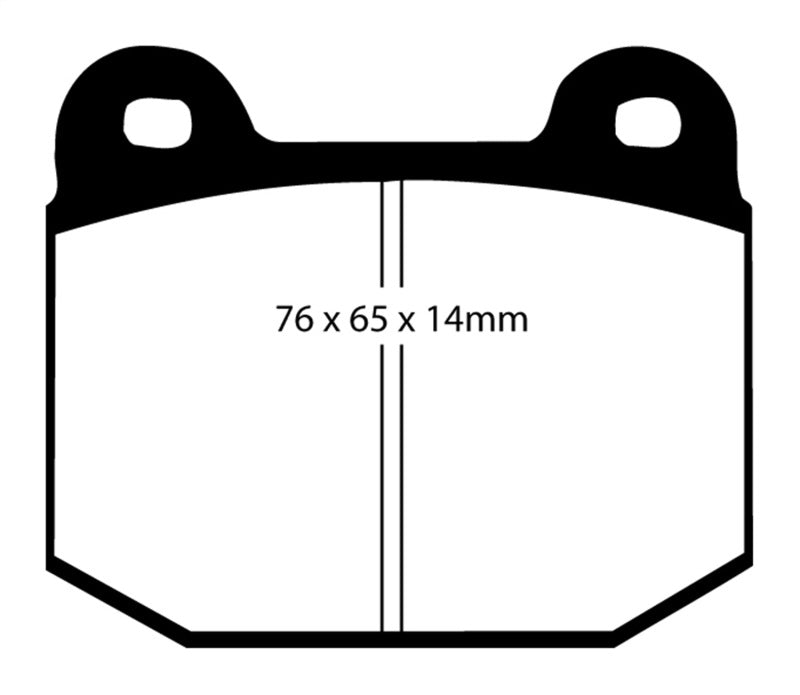 Hot Deal! EBC Yellowstuff Rear Brake Pads for 99 - 03 Mitsubishi Lancer Evolution 2.0 Turbo