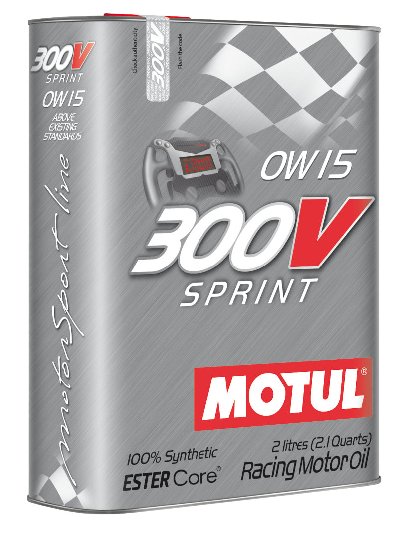 Motul 2L 300V SPRINT 0W15 Synthetic-ester Racing Oil - High Performance Deal