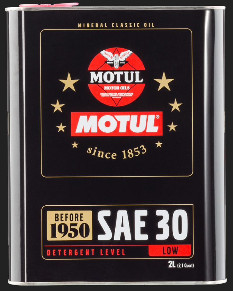 Special Offer: Motul Classic 6-Pack of 2L SAE 30 Mineral Engine Oil