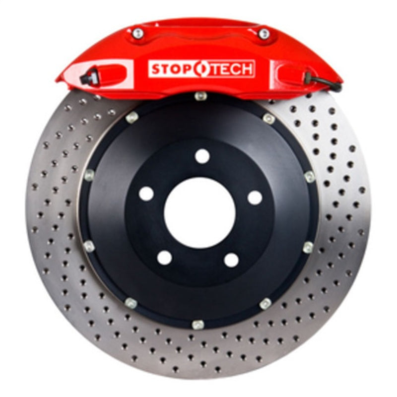 StopTech ST-40 355x32 Red Drilled Front Rotors for 93-98 Toyota Supra & 92-00 Lexus SC300/SC400
