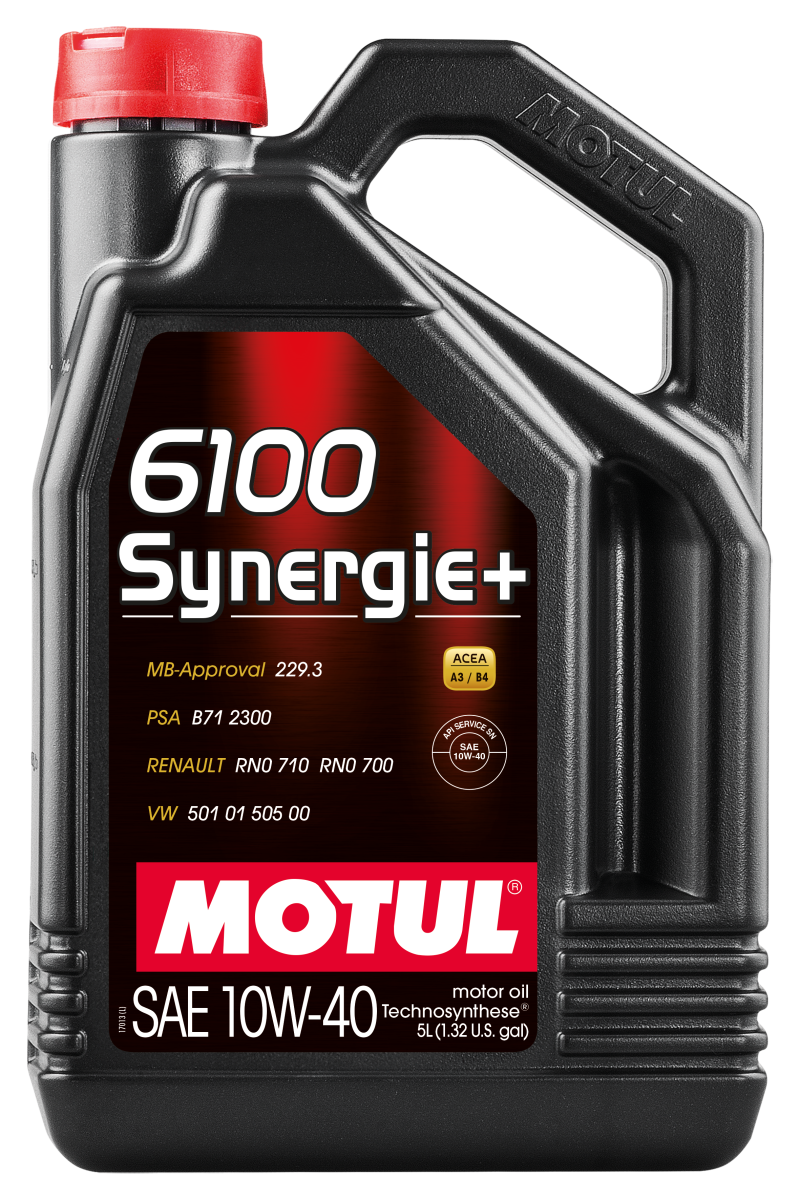 Motul 6100 SYNERGIE+ 10W40 Engine Oil - 4 x 5L Pack, High - Performance Deal