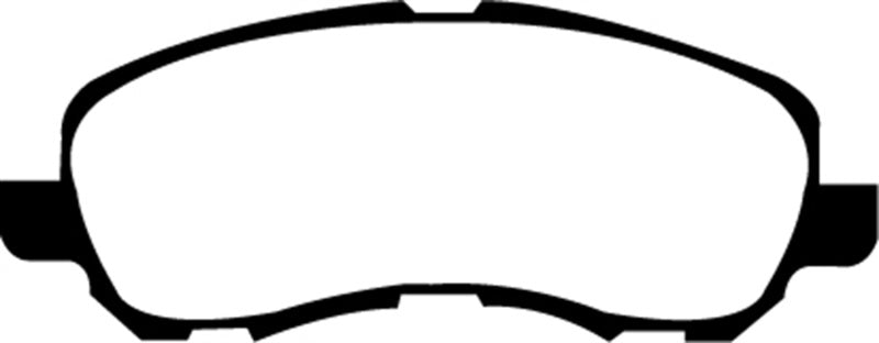 EBC High-Performance Yellowstuff Front Brake Pads for 2011 - 2014 Chrysler 200 2.4