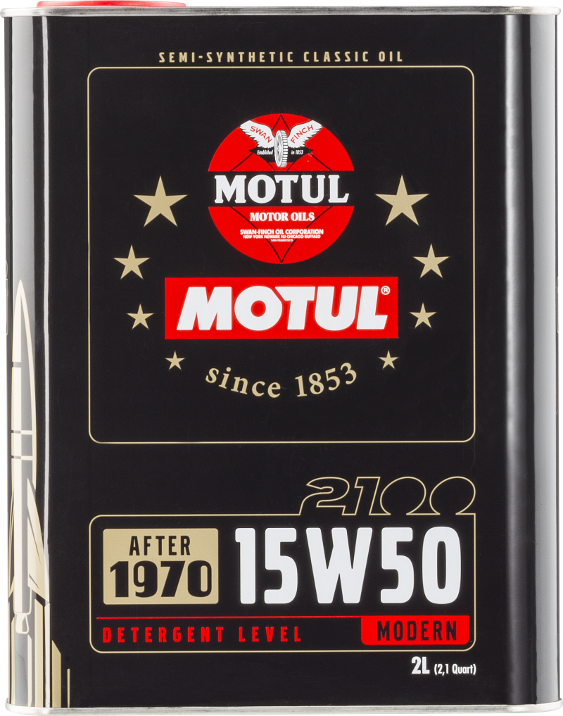 Motul 2100 15W50 Classic Engine Oil - 10x2L Pack