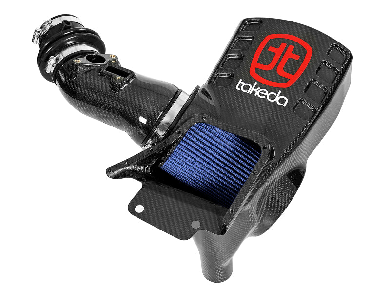 aFe Momentum Black Carbon Fiber CAIS w/Pro 5R Filter - 2017-2021 Honda Civic Type R I4-2.0L (t) - Hot Deal