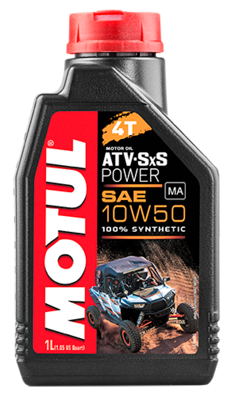 Motul 1L 10W50 4T ATV-SXS Power Four-Stroke Engine Oil