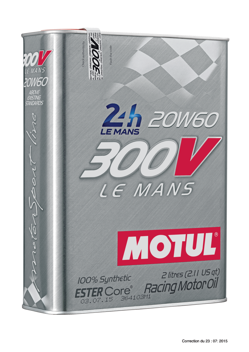 Motul 2L 300V LE MANS 20W60 Synthetic-ester Racing Oil for High-Performance Engines