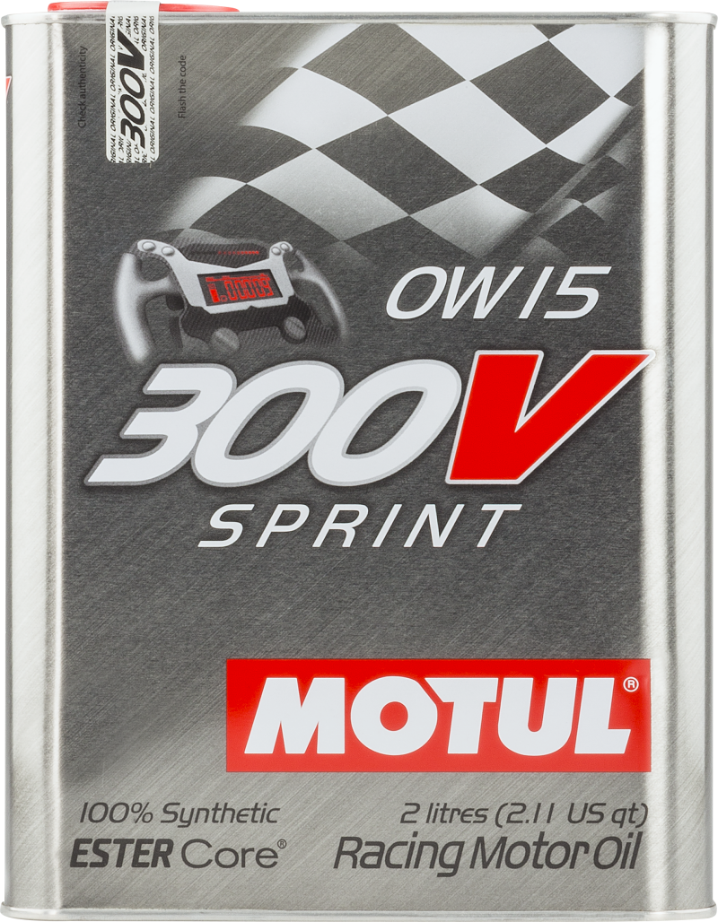 Motul 2L 300V SPRINT 0W15 Synthetic-ester Racing Oil - High Performance Deal