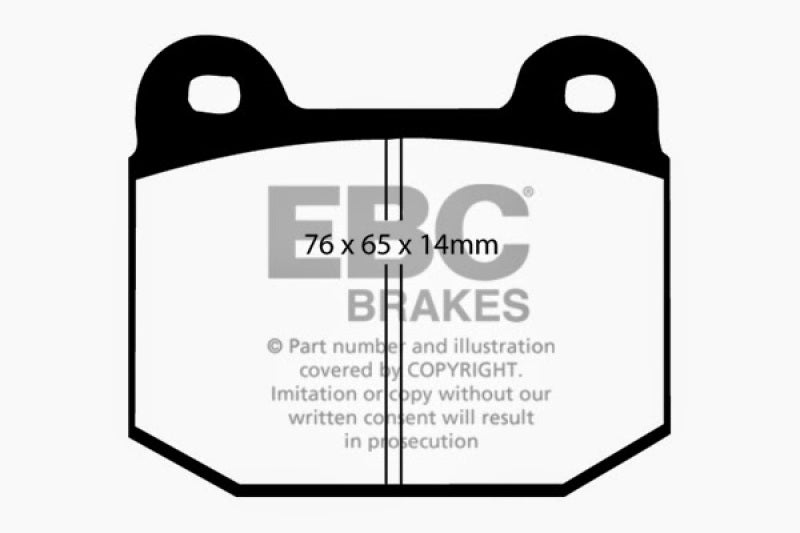 Hot Deal! EBC Yellowstuff Rear Brake Pads for 99 - 03 Mitsubishi Lancer Evolution 2.0 Turbo