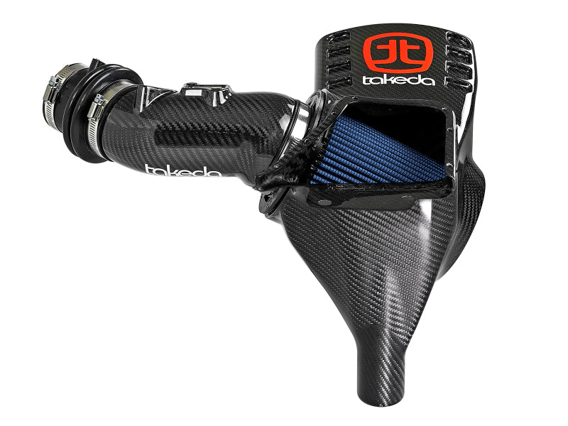 aFe Momentum Black Carbon Fiber CAIS w/Pro 5R Filter - 2017-2021 Honda Civic Type R I4-2.0L (t) - Hot Deal